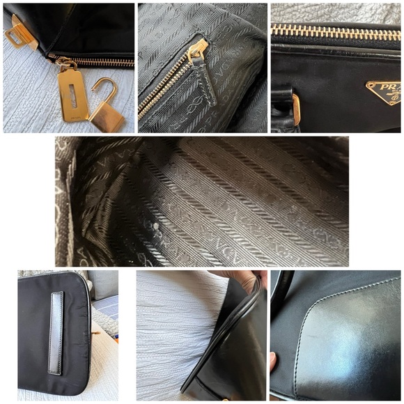 Prada Tessuto Nylon & Leather Top Handle Bag - Picture 15 of 15